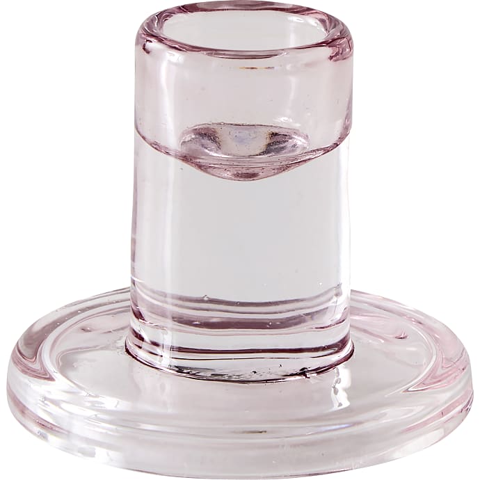 Lysestage H:6 cm Rosa
