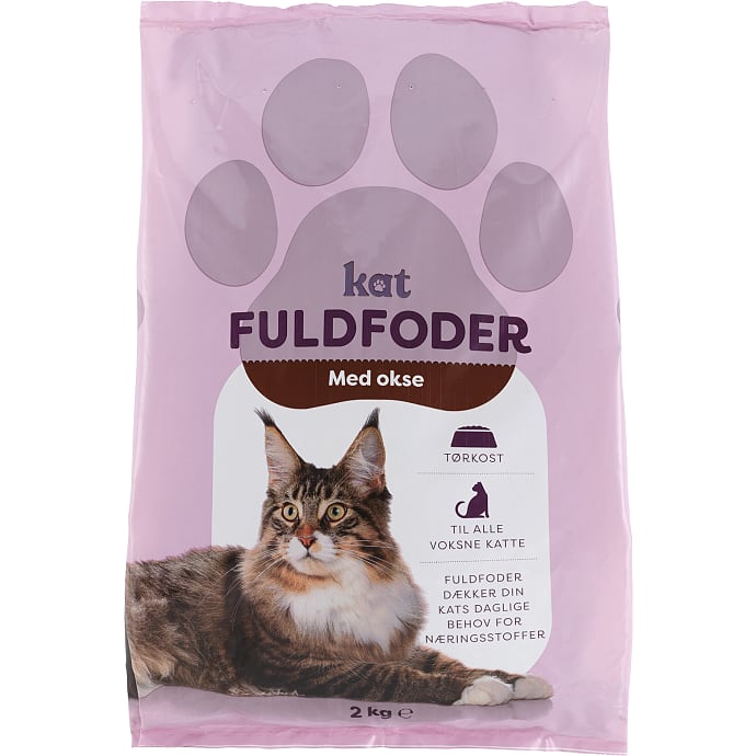 Kat Tørfoder m. oksekød 2000 g