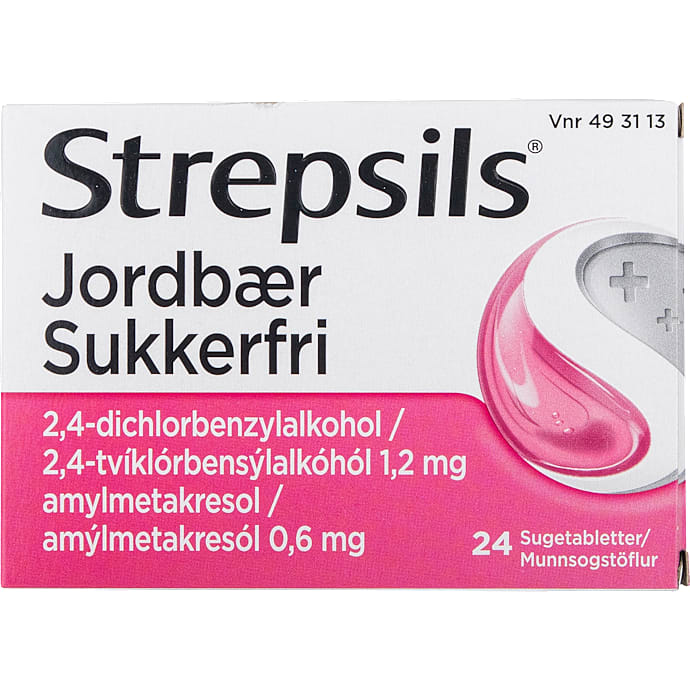 Sugetabletter m. jordbær sukkerfri