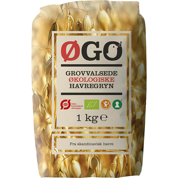 ØGO Grovvalsede Havregryn Øko