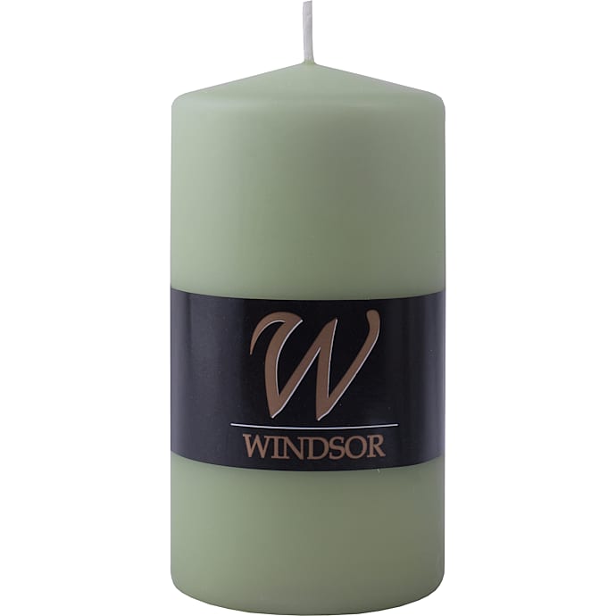 Windsor bloklys støvgrøn 6,8x13 cm
