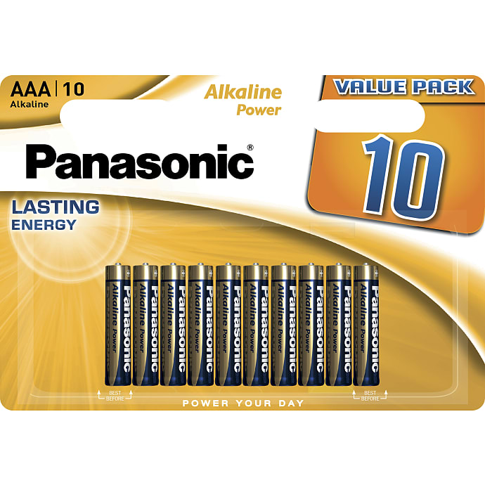 Panasonic AAA-batterier 10-pak