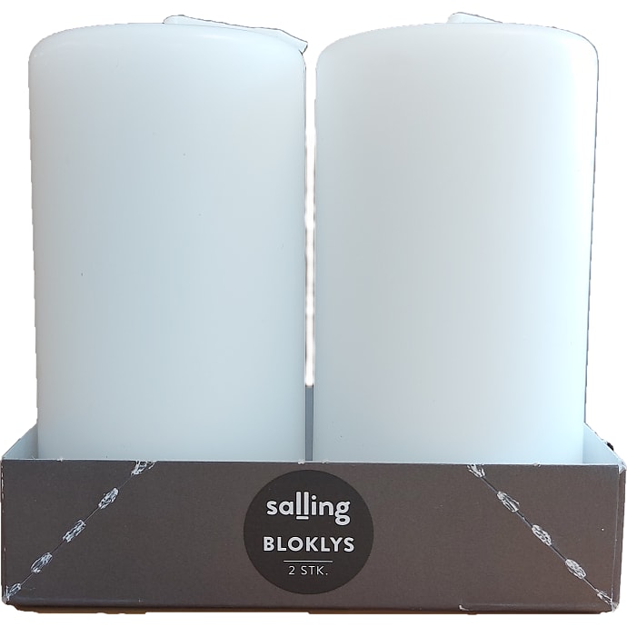 Salling Bloklys 5x10 cm 2-pak Hvid