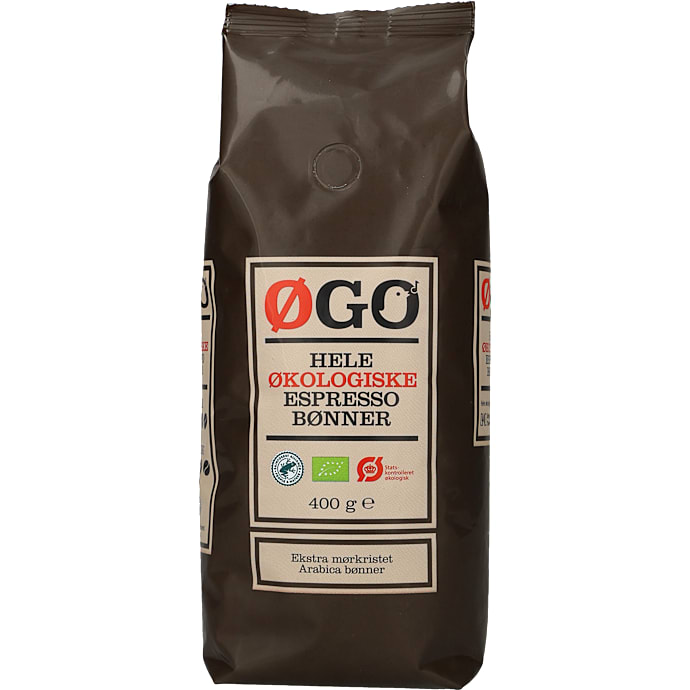 ØGO Espresso hele bønner øko 400 g