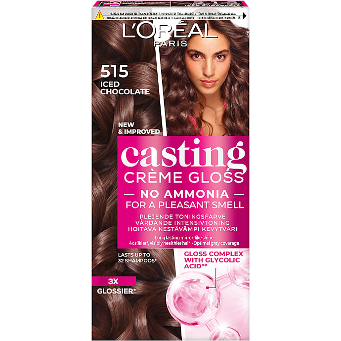 Gloss Complex toningsfarve 515 Iced Chocolate m. glykolsyre u. ammoniak
