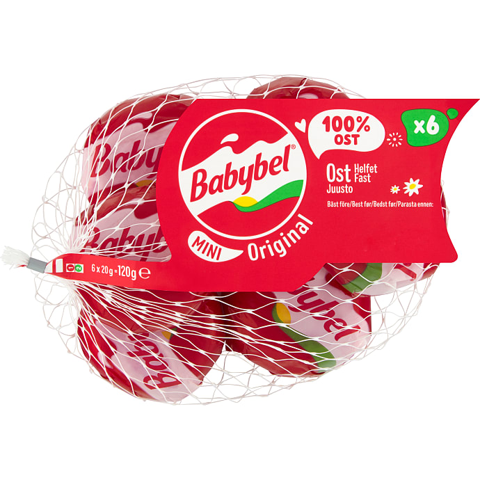 Babybel Mini Snack Cheese 6x20 g 120 g