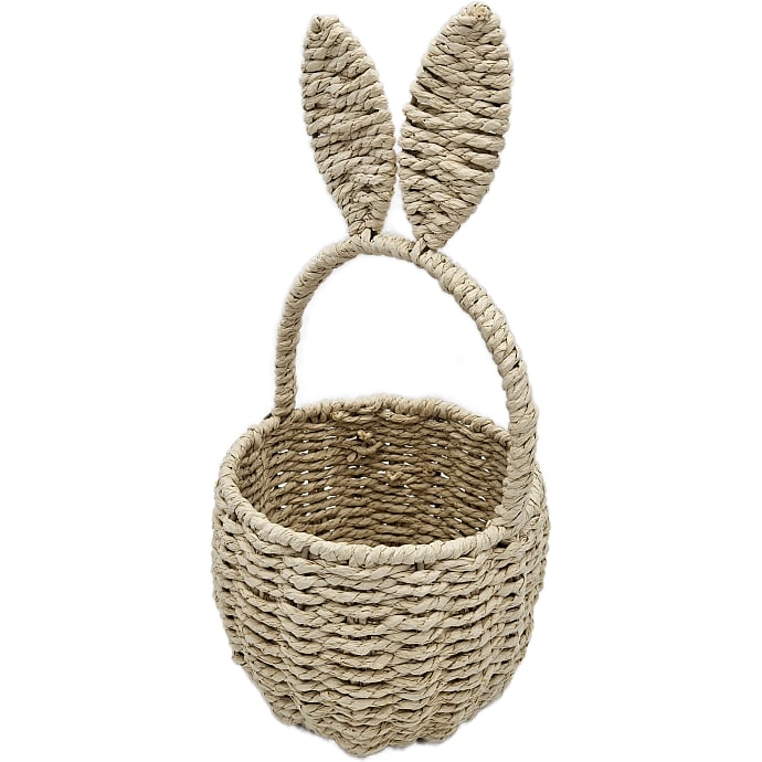 Påskefryd Påske naturkurv med ører 13x15 cm