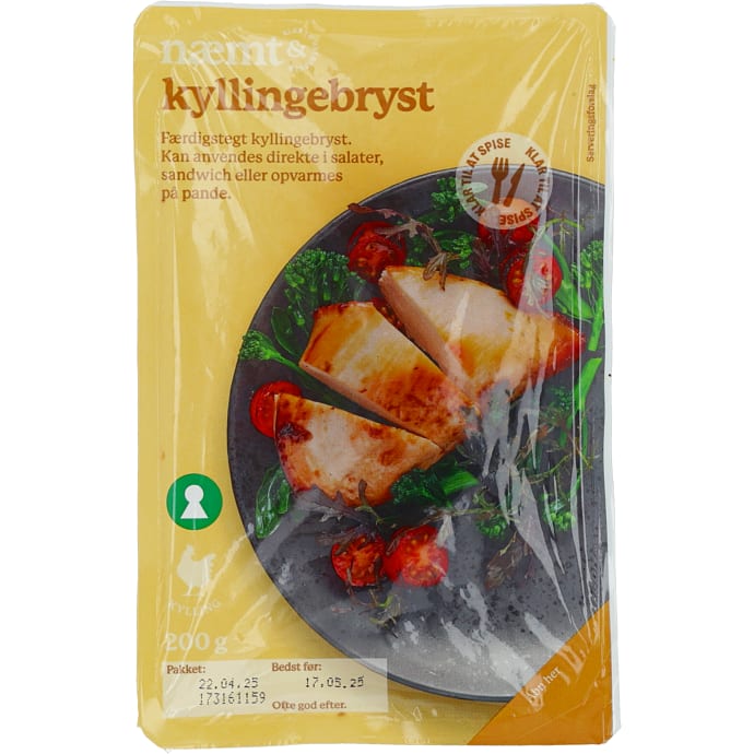 Næmt Stegt Kyllingebryst