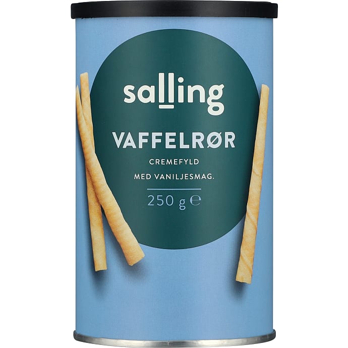Vaffelrør m. vaniljesmag
