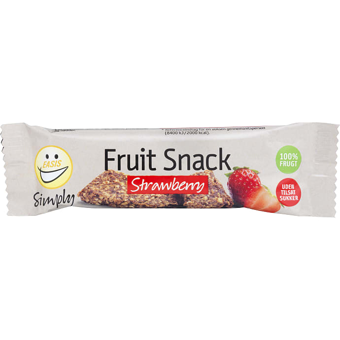 Frugtsnack m. jordbær