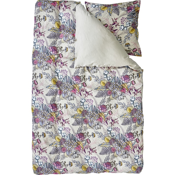 MAISON Lux sengetøj 140x200 cm - efterårshave