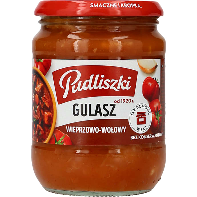 Pudliszki Gullasch med Svine- og Oksekød