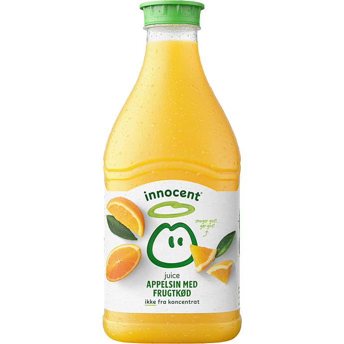 Appelsinjuice m. frugtkød