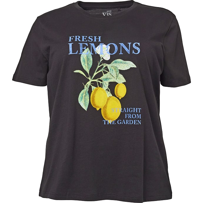 VRS dame T-shirt str. 48 - sort