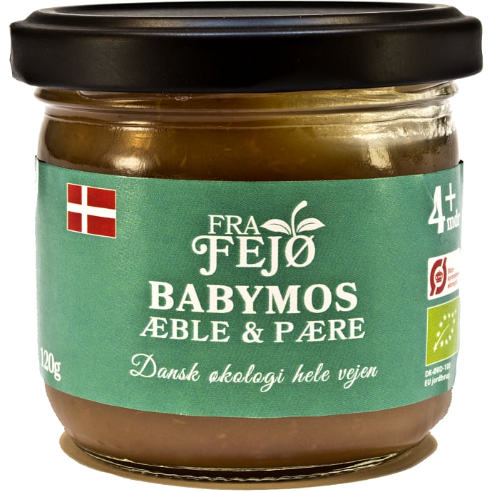 Frugtmos m. æble og pære fra 4 mdr. øko