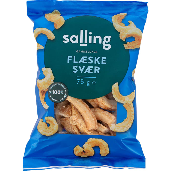 Flæskesvær m. salt