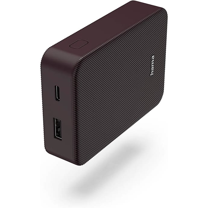 HAMA Powerbank 10.000 mAh bordeaux