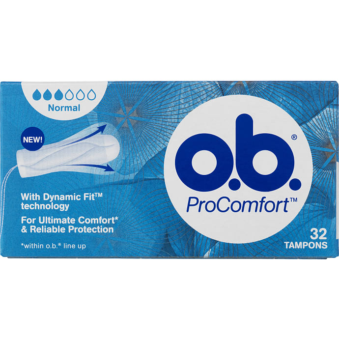 O.B. Tamponer Normal 32 stk
