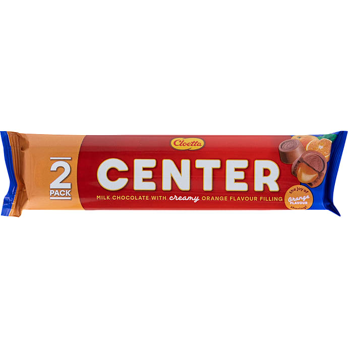 Center mælkechokolade m. appelsinsmag