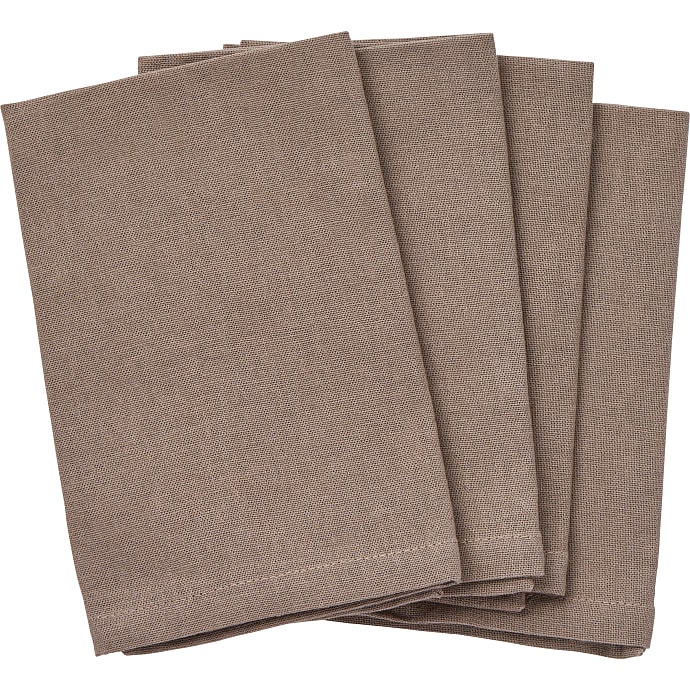 Stofservietter sandfarvet