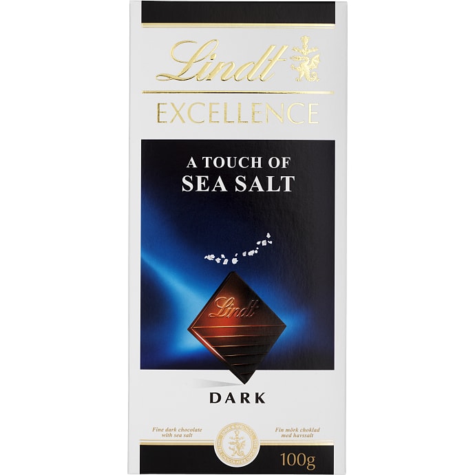 Mørk chokolade 47% m. havsalt