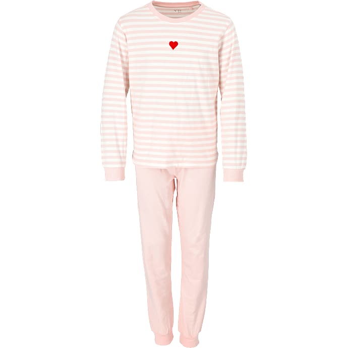 VRS børne pyjamas str. 122/128 - rosa