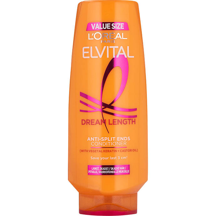 Anti-Split Ends balsam m. keratin og castorolie langt skadet hår