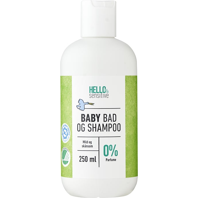 Hello Sensitive Baby 2-i-1 Shampoo & Bad 250 ml