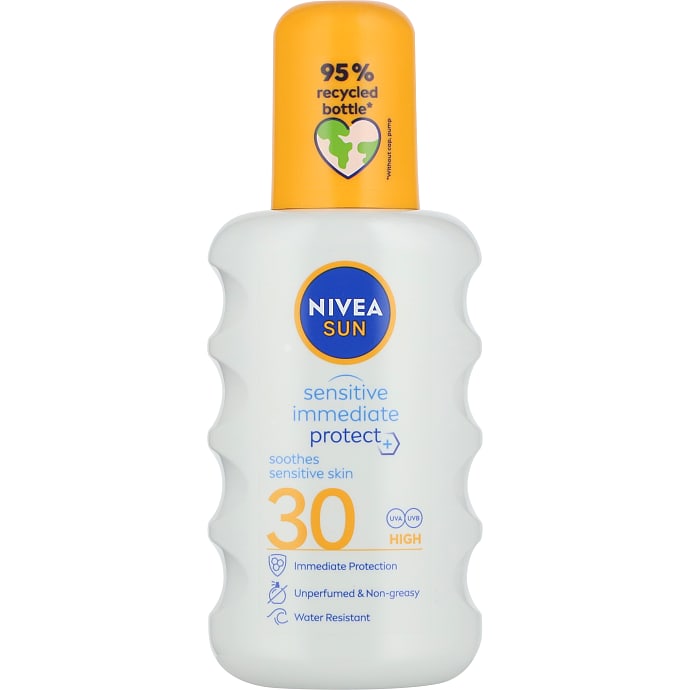 Nivea Solspray SPF 30 vandfast parfumefri
