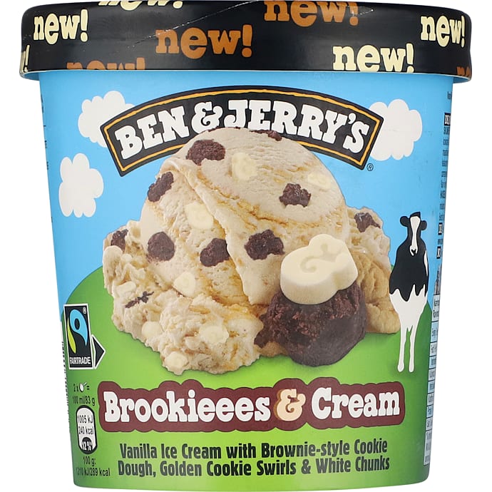 Ben & Jerry's Brookies & Cream 465 ml