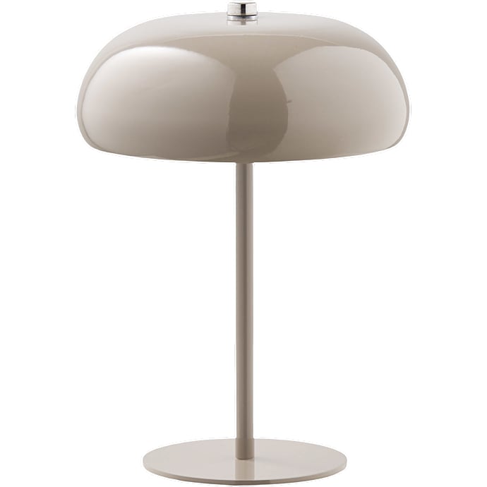 Emma genopladelig bordlampe - taupe