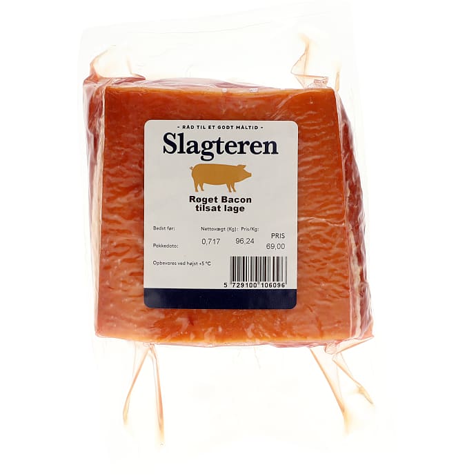 Slagteren Røget bacon tilsat lage