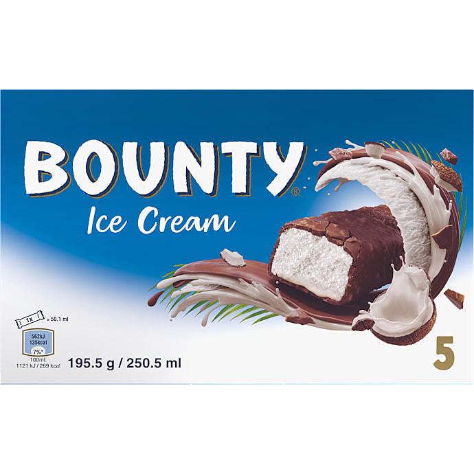Bounty Mælkeis Chokolade Kokos