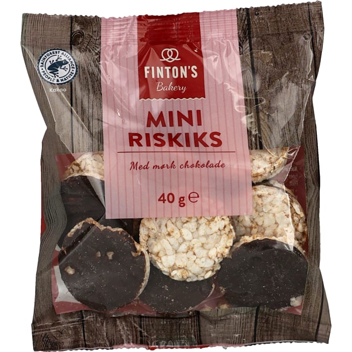 Fintons Riskiks med Mørk Chokoladeovertrk