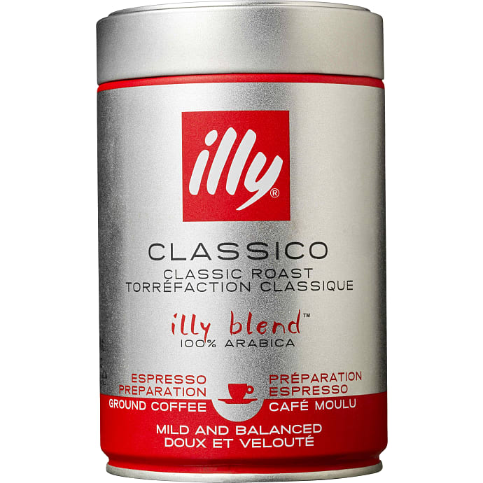 Illy Espresso Classico Formalet Kaffe 250 g