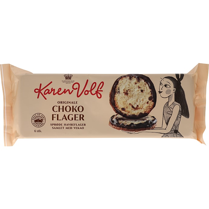 Havreflager m. chokoladesmag