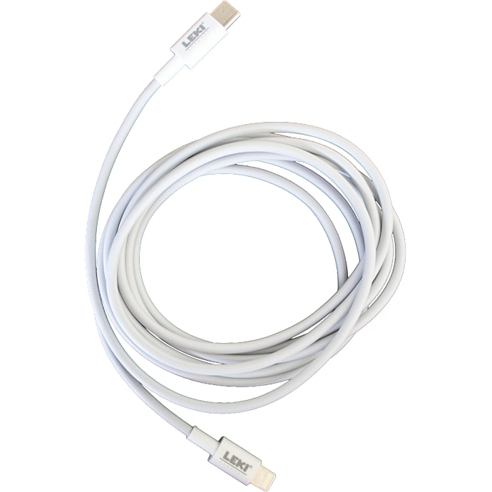 Leki ladekabel 2 meter - hvid