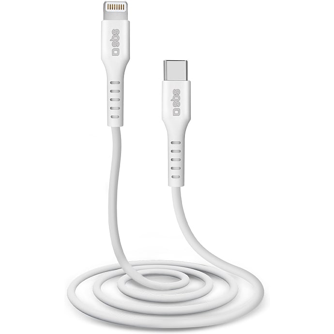 SBS Lightning Kabel Hvid