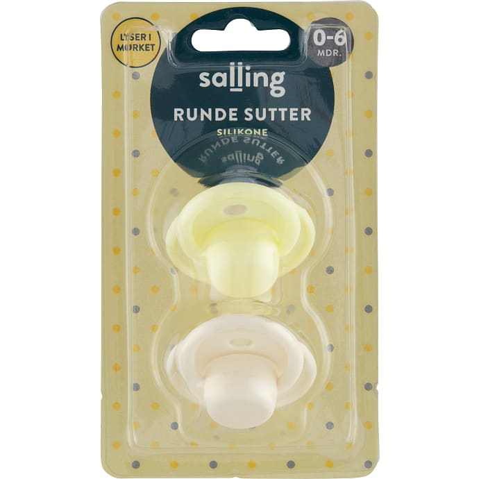 Runde sutter silikone 0-6 mdr.
