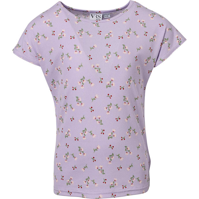 VRS børne T-shirt str. 122/128 - lilla