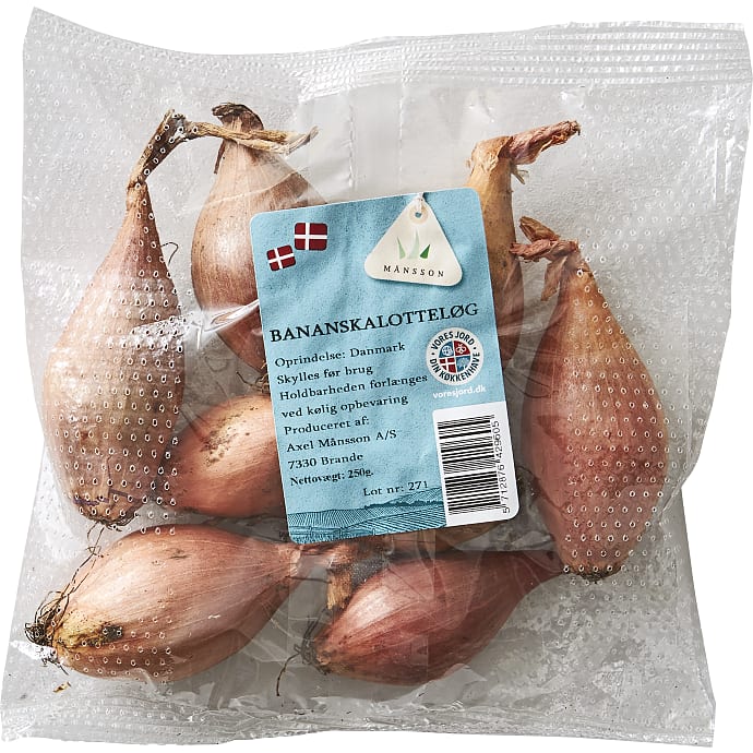 Bananskalotteløg 250 g