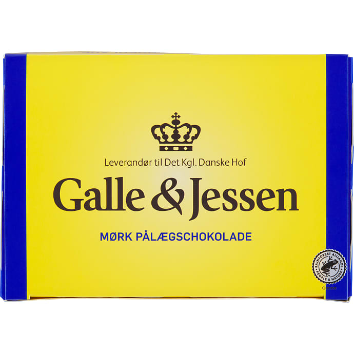 Galle og Jessen Mørk pålægschokolade 44%