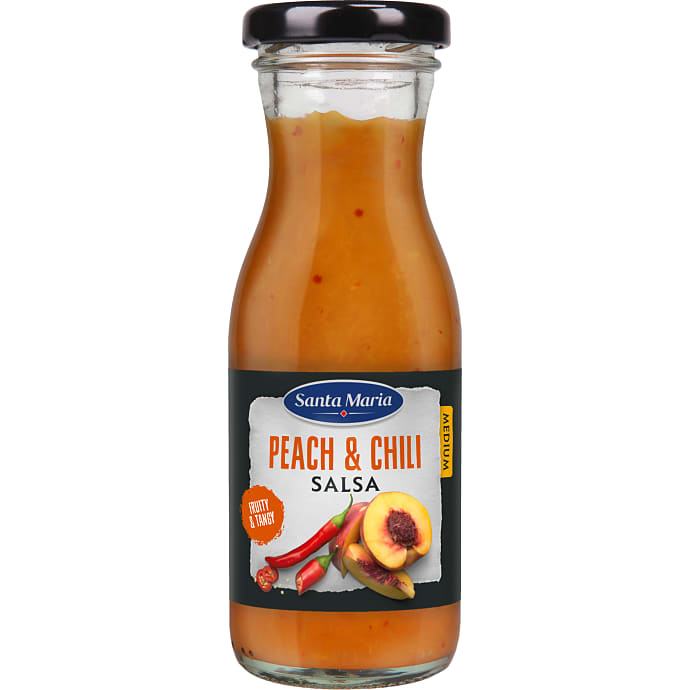 Salsa m. fersken- og chilismag – produktbillede