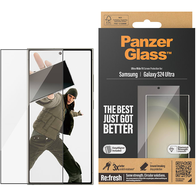 PanzerGlass Skærmbeskyttelse Samsung Galaxy S24 Ultra