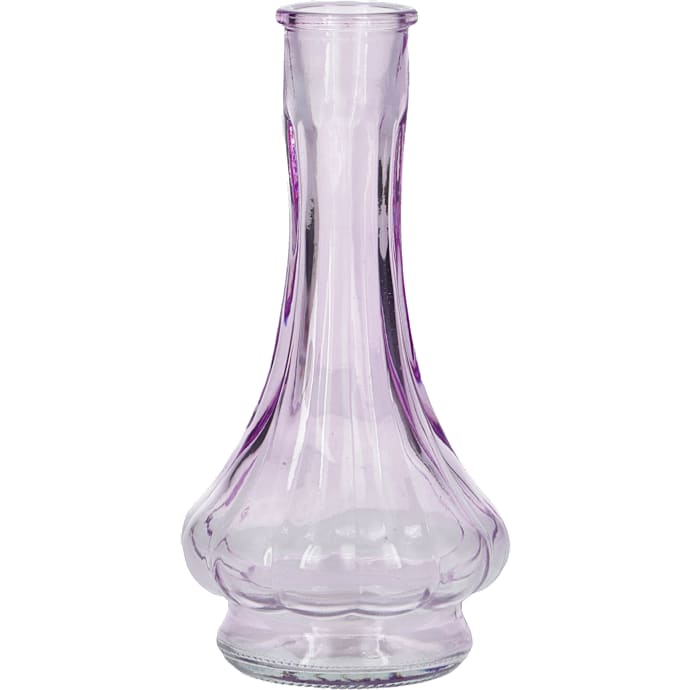 Rillet vase - lilla