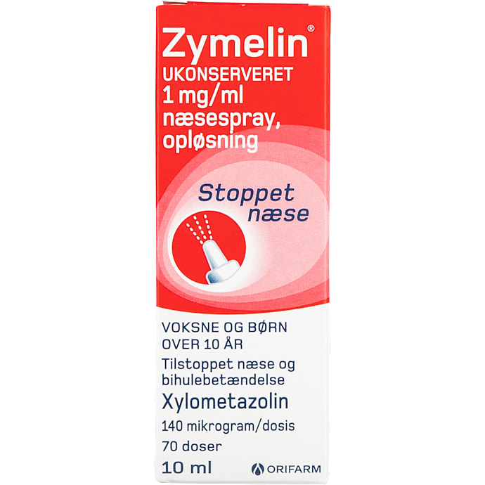 Næsespray mod tilstoppet næse 1 mg/ml