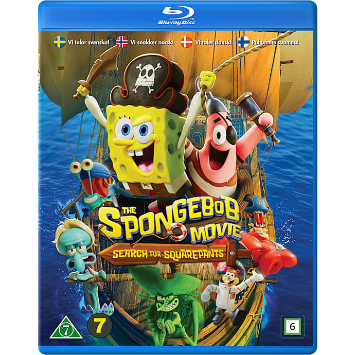 Blu-ray Svampebob Filmen - Jagten På Firkant