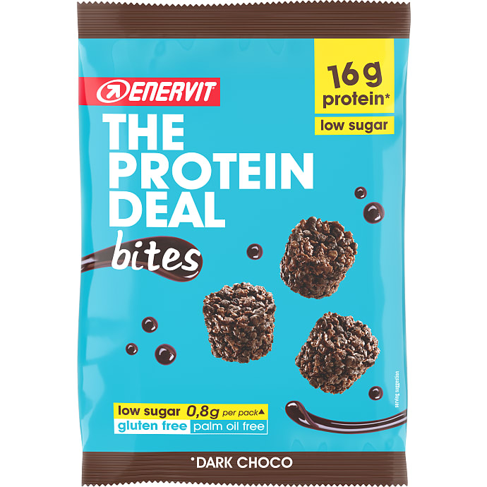 Proteinsnacks m. mørk chokoladesmag
