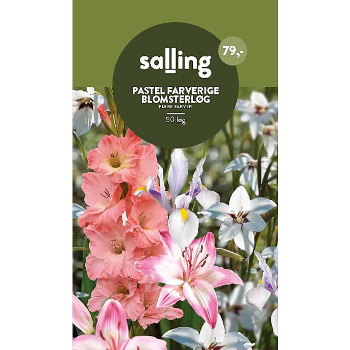 Salling Blomsterløg Pastel Farver
