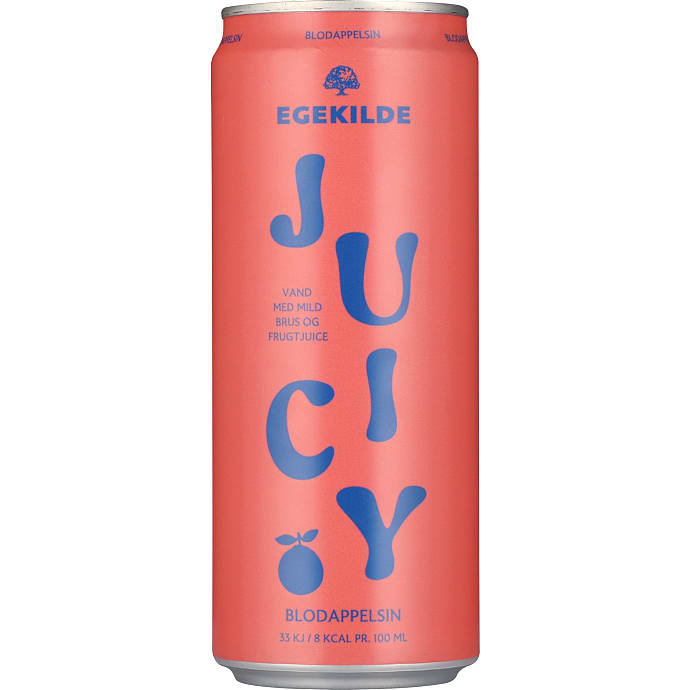Egekilde Vand med brus blodappelsin 330 ml